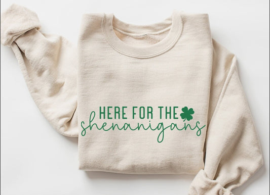 Shenanigans Crew Neck Sweatshirt: